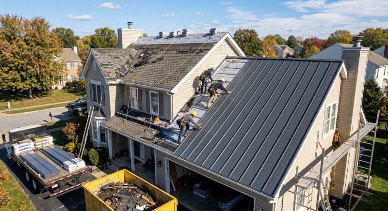 Steel Roof Replacement in Larkspur, CO