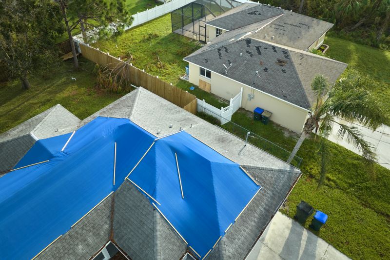 Storm Damage Roof Tarping in Elizabeth, CO