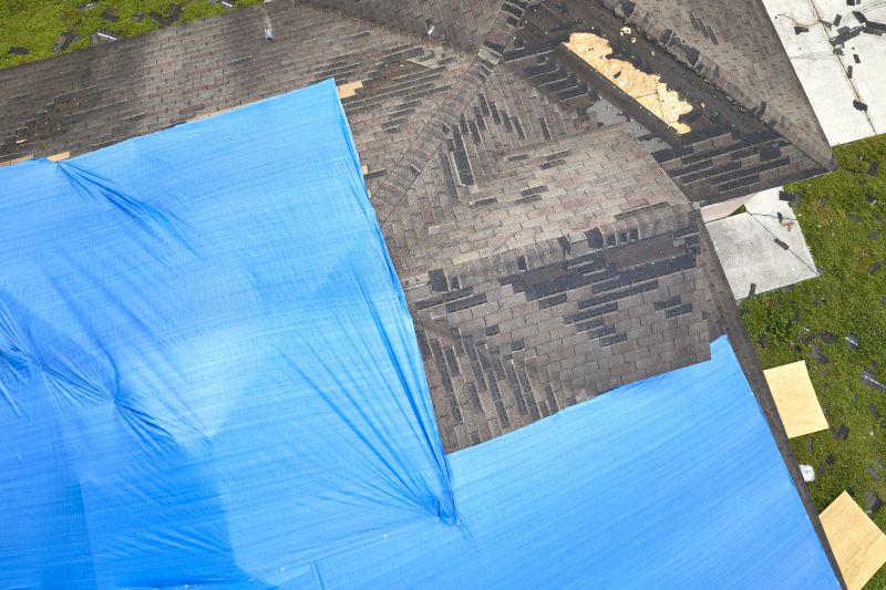 Storm Damage Roof Tarping in Elizabeth, CO