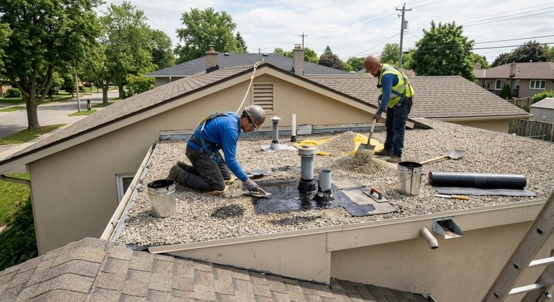 Tar And Gravel Roof Repair in Aurora, CO