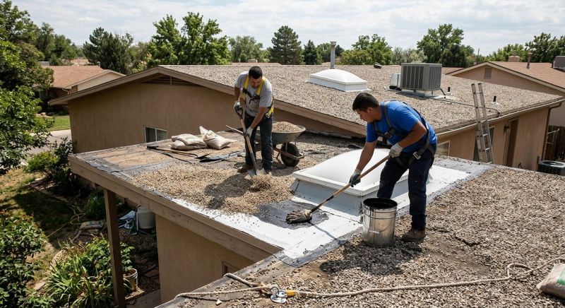 Tar And Gravel Roof Repair in Elizabeth, CO