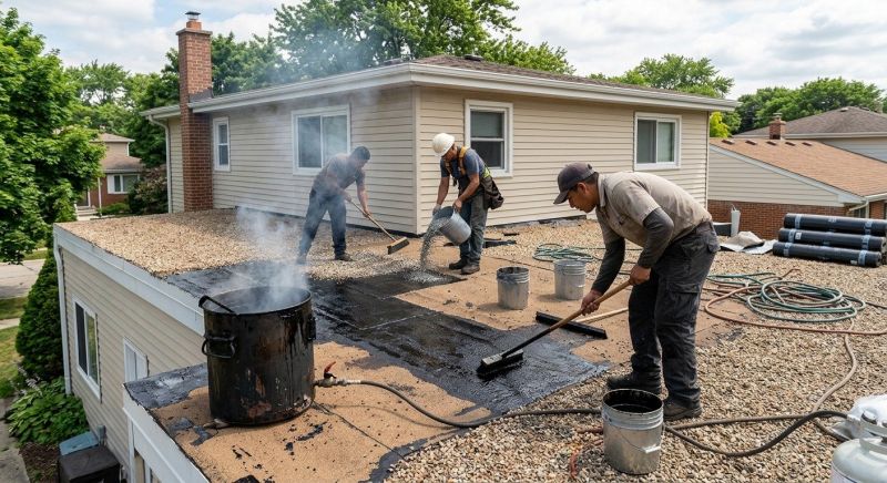 Tar And Gravel Roof Repair in Elizabeth, CO