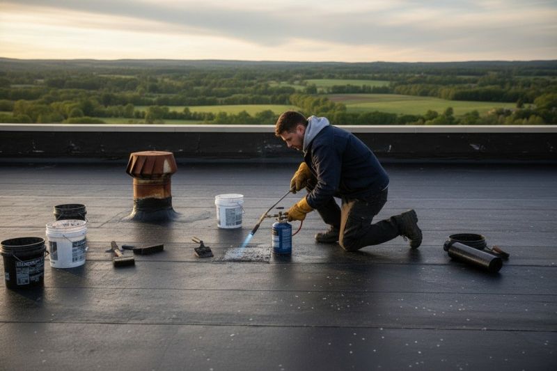 Tar Roof Repair in Elizabeth, CO