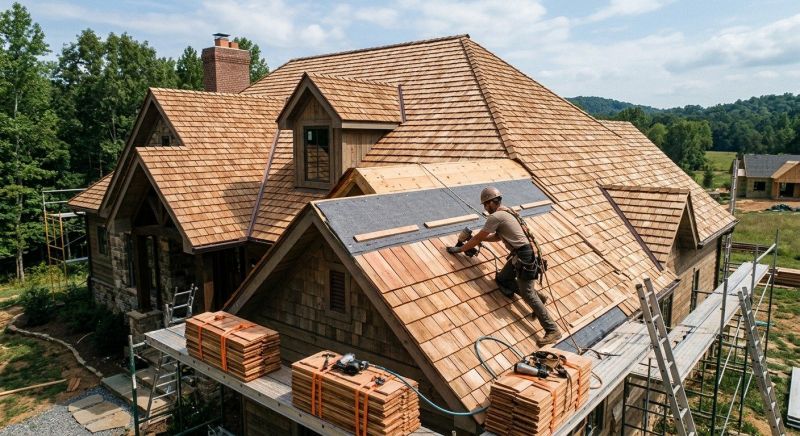 Wood Roofing Installation in Douglas County, CO