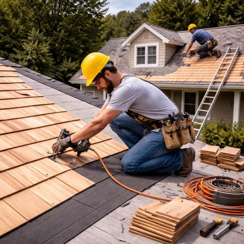 Wood Roofing Installation in Douglas County, CO