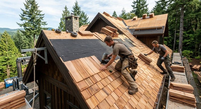 Wood Roofing Installation in Monument, CO