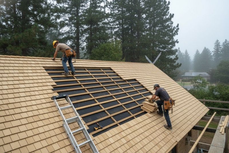 Wood Shake Roof Repair in Douglas County, CO