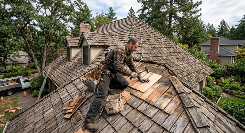 Wood Shake Roof Repair in Littleton, CO