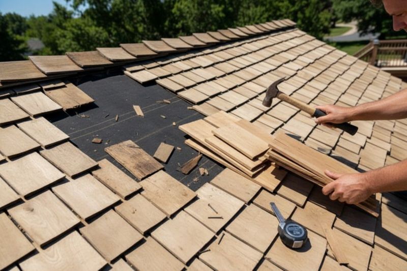 Wood Shake Roof Repair in Parker, CO