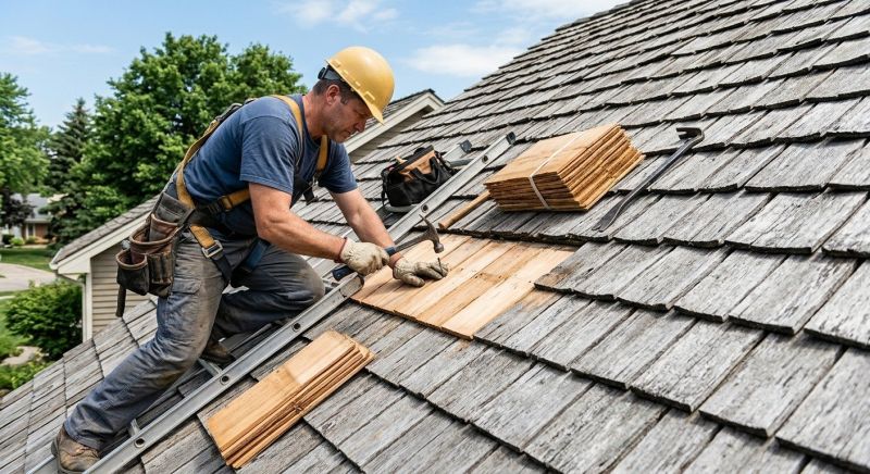 Wood Shingles Repair in Elbert County, CO
