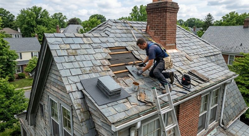 Slate Roof Repair